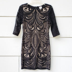 Julia Jordan Black Lace Cocktail Dress - 4